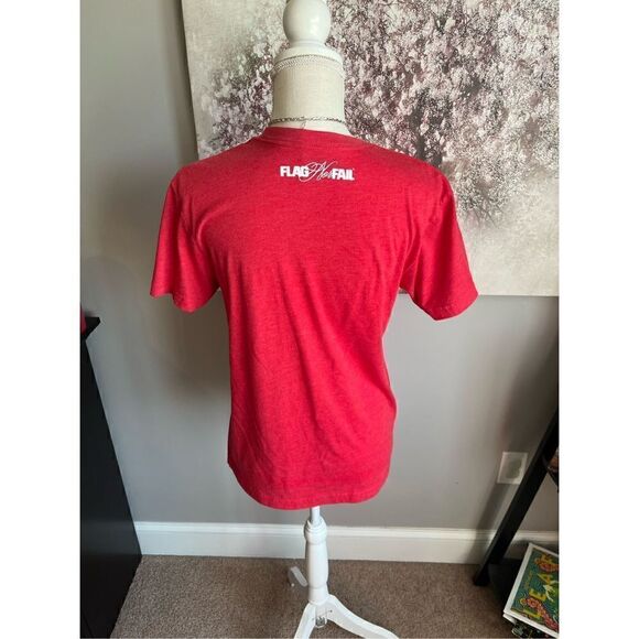 Flag nor fail small graphic tee sold out, limited rare double sided unisex - Picture 2 of 3